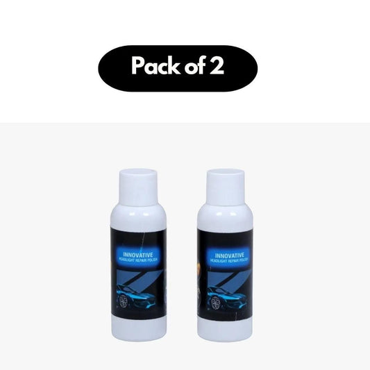 Car Headlight Repair Fluid, Scratch Remover Pack of 2